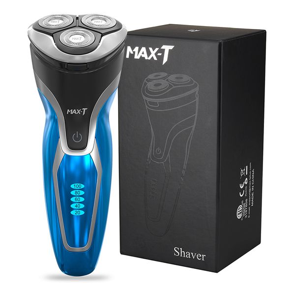 

max-t rms7109 electric shaver washable rechargeable 110-240v blade face care electric shaving beard machine for men