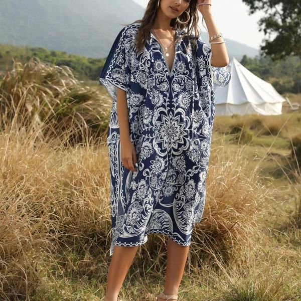 

plus size cotton tunic beach dress swim wear bathing suit cover up women summer beachwear pareos robe de plage sarongs#g3