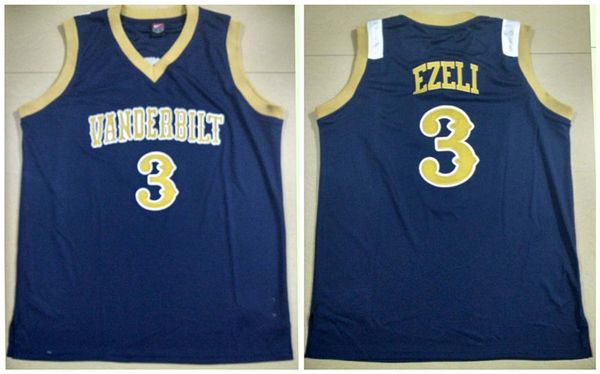 

на заказ # 3 festus ezeli vanderbilt колледж мужчина женщины молодежные баскетбольные майки размер s-5xl любое имя, Black;red