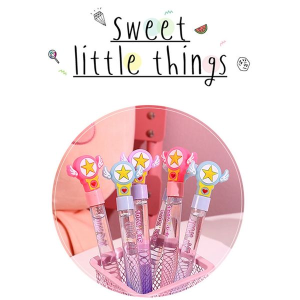 

cute 0.5mm gel pen drift sand glitter crystal pen rainbow color creative novelty stationery