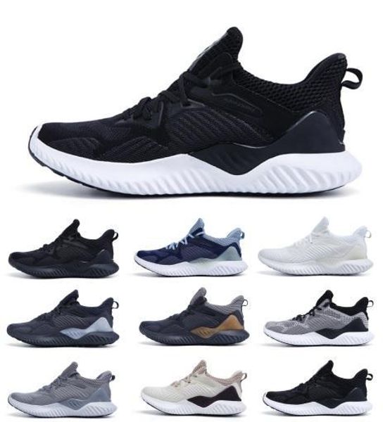 

2019 новая распродажа alphabounce beyond highquality marbles shark outside running shoes black grey white alpha khaki bounce jogging shoes e