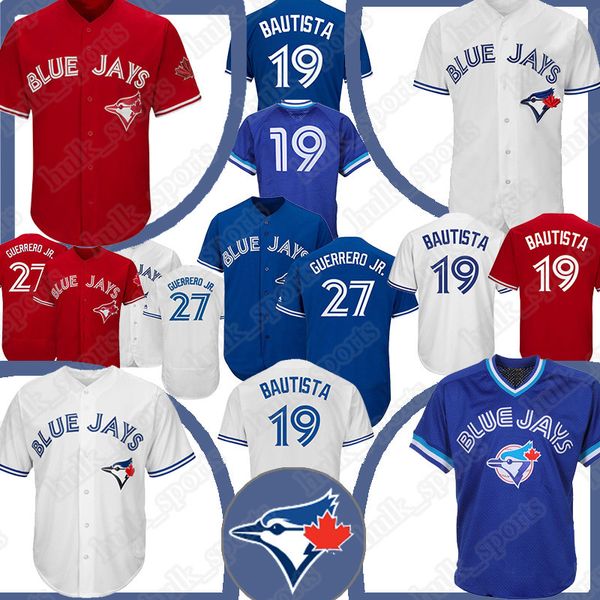 

27 Vladimir Guerrero Jr jersey Toronto 12 Roberto Alomar Blue Jays jerseys 6 Marcus Stroman Baseball Jerseys