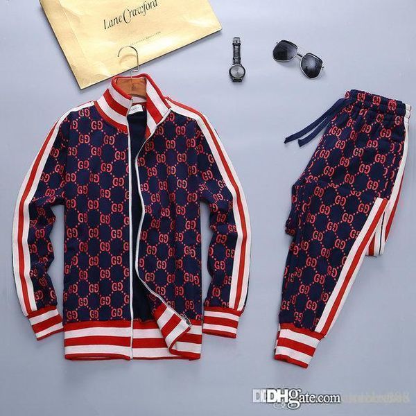 

2020 designer mens joggers tracksuit casual hooded mens designer jackets mens designer tracksuits high football tracksuit, Gray