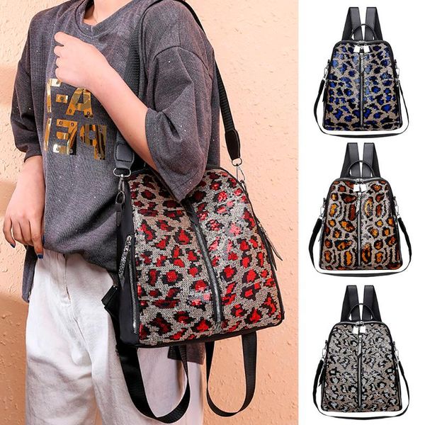 

женская мода sequin рюкзак водонепроницаемый мешок противоугонная сумка плеча досуг ткань оксфорд простые поездки рюкзак 2020 новый #srn