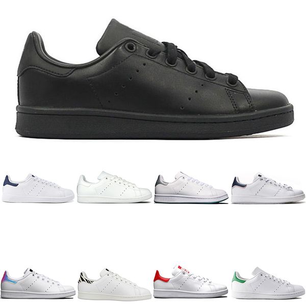 

mens zapatos new stan smith shoes brand women men fashion sneakers casual leather superstars skateboard punching white girls shoes, White;red