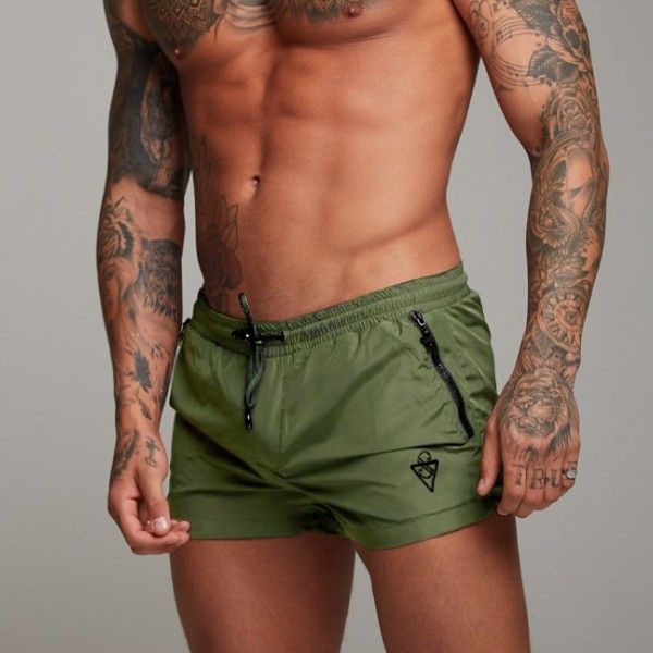 

summer mens new sport бег шорты quick dry бодибилдинг шорты мужчин тренажерный зал баскетбол теннис фитнес пляжные шорты человек homme, White;black