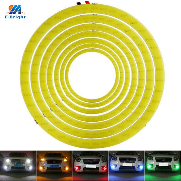 

ym e-bright 1pair halo rings cob 60mm 70mm 80mm 90mm 100mm 110mm 120mm car headlight angel eyes motorcycle white blue red green