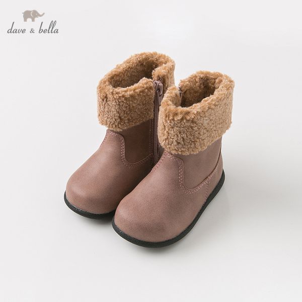 

db11598 dave bella winter baby girl boots fashion shoes girl' fashion boots children leather shoes girl leather, Black;grey