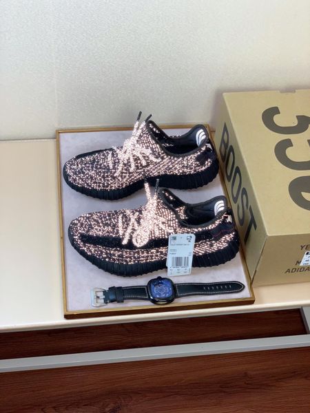 

high-end men's luxury sports basketball shoes v350 fashion brand four seasons design style super wide outsole ten colors can choose, Black