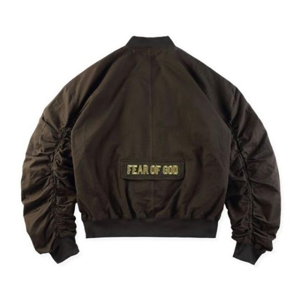 

luxury european fashion loose jacket limited comfortable coat fold sleeve cotton jacket street trend jacket hfxhjk081, Black;brown