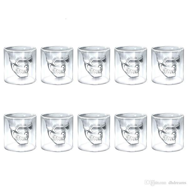 

4 вещи 8 шт. 12 шт. череп голова рюмка пивная кружка бокал для вина кружка виски кристалл водка чашка кофе 25 мл ~ 150 мл подарочная бутылка