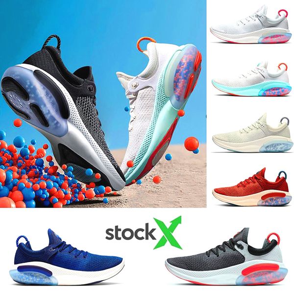 

new arrival joyride run fk mens women running shoes triple black white platinum racer blue designers sports sneakers utility 36-45