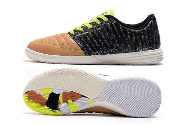 

2019 new in stock mens soccer cleats lunar gato ii ic indoor soccer shoes md leather skin football boots tacos de futbol
