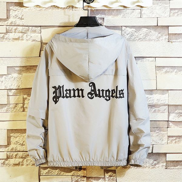 

jacket 2019 new personality letter printing sunscreen defence ultraviolet rays skin clothes male thin windbreaker ing, Black;brown
