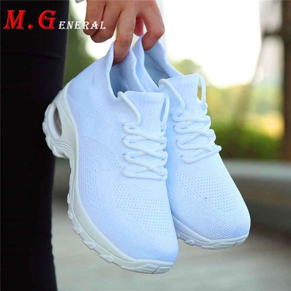 

women sport sneaker autumn women's running shoes air mesh woman sports shoes ladies 42 light soft platform sneakers q22