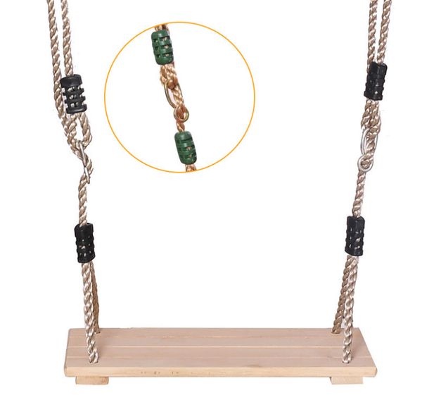 

adults and children wooden outdoor garden swing environmental easy to install tree swing rope seat hanging molded for kids lf115