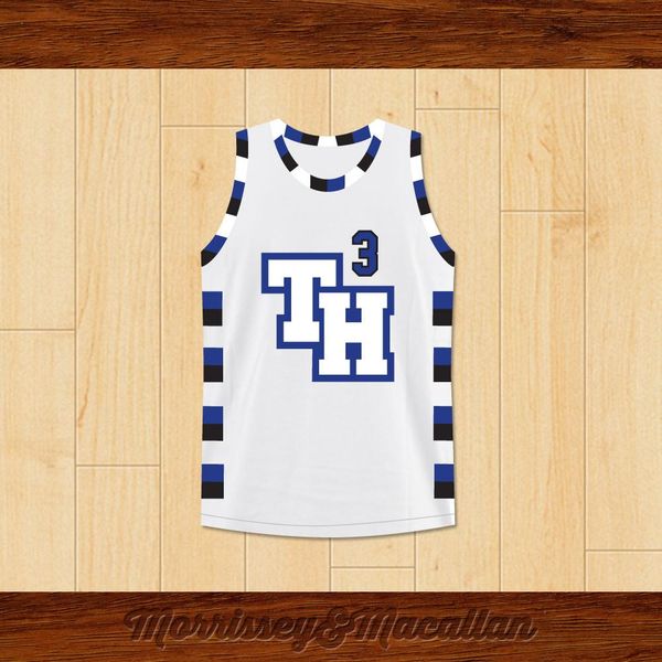 

Lucas Scott 3 One Tree Hill Basketball Jersey by Morrissey Macallan