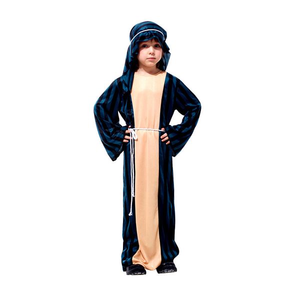 

huihonshe kids arab arabian costume middle east costume robe boy child prince clothes halloween carnival cosplay children muslim, Black;red