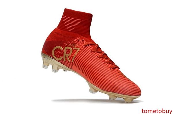 tacos de futbol rojos