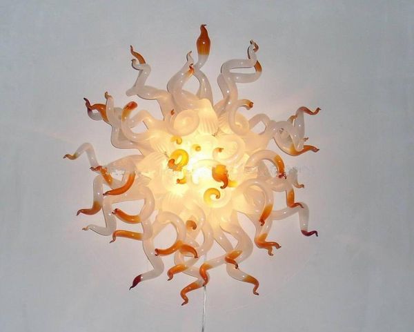 

причудливое искусство теплая белая хрустальная люстра 100% ручной выдувной стеклянный светодиодный светильник люстры из муранского стекла