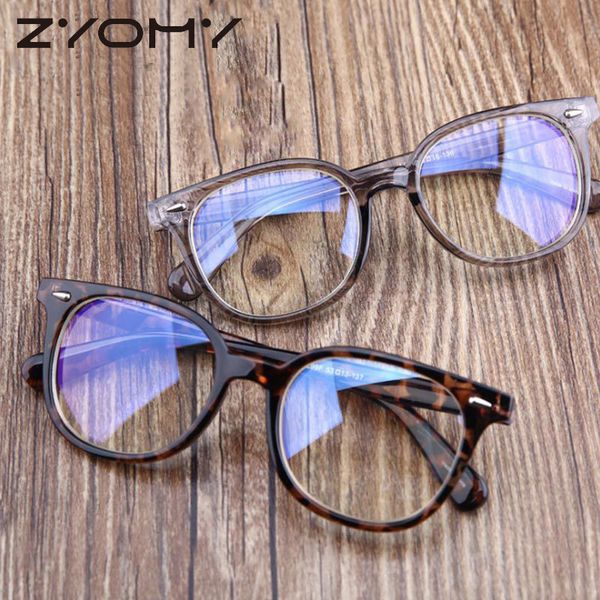 

fashion retro anti-blue radiation optical glasses frame vintage round frame men women eyeglass reading glasses computer goggles, White;black