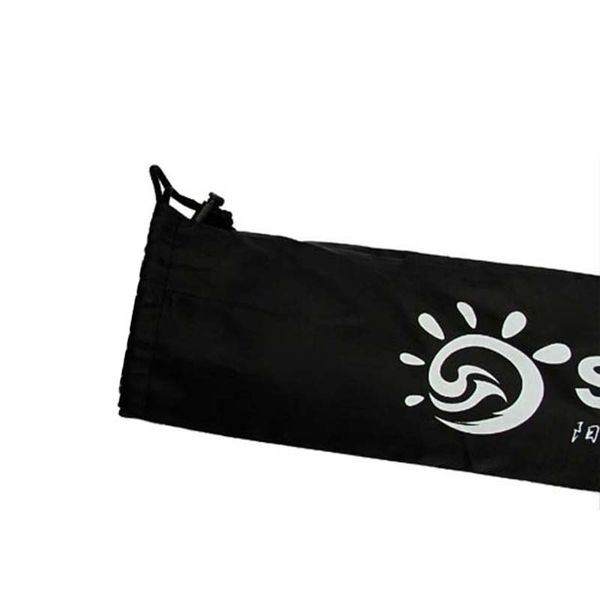 

awning tent pole storage bag pull cord bag 210t plaid fabric trekking walking