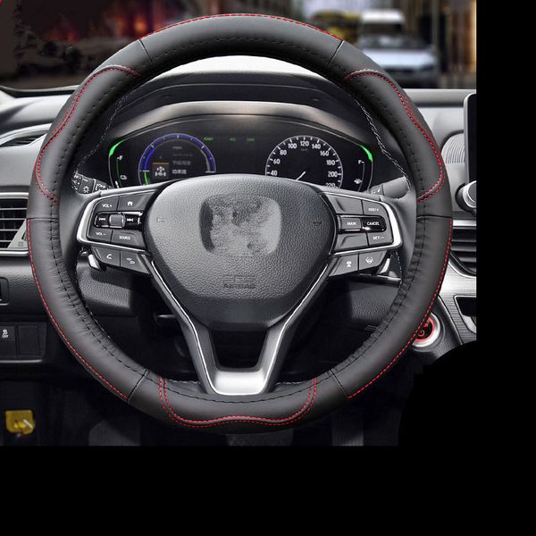 

quality leather car steering wheel cover four seasons universal accessories for accord crv vezel xrv crider avancier fit