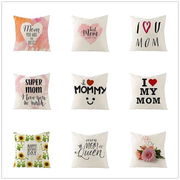 15 Styles Mother Day Pillowcase Love Mom Pillowcase Best Mommy