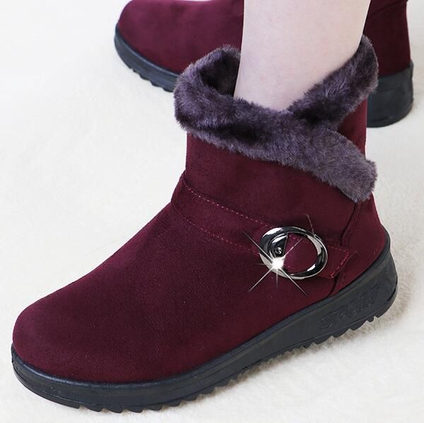 

australia wgg snow boots women's winter new luxury designer short tube cotton boots ladies martin boots plus velvet warm cotton shoes, Black