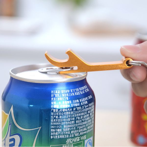 

beer bottle opener keychain 4 in 1 pocket aluminum beer bottle opener can 8 colors wedding unique creative gift