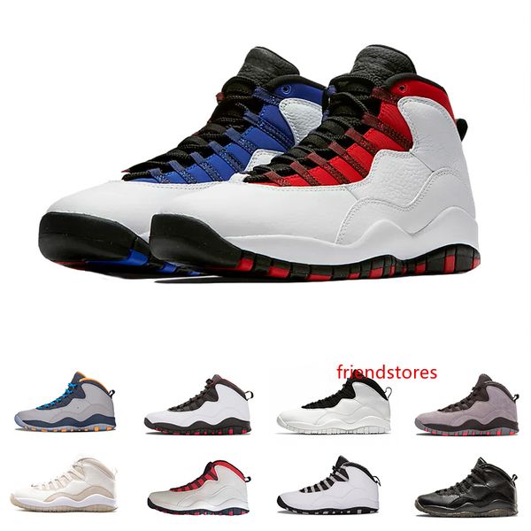 

10 10s цемент баскетбольная обувь кроссовки для мужчин школа назад белый черный дым серый бобкэтс чикаго сталь мужские 10 кроссовки мужчины