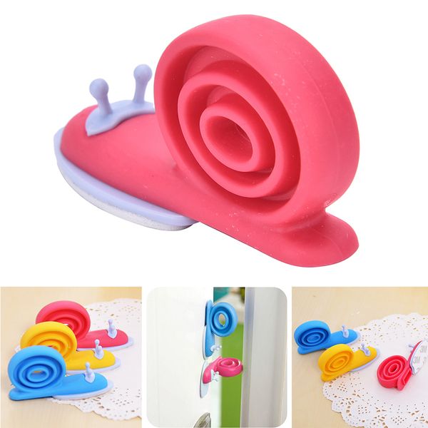 

cute kawaii eva plastic baby safety door ser protector children kid safe snail shape door s baby care random color
