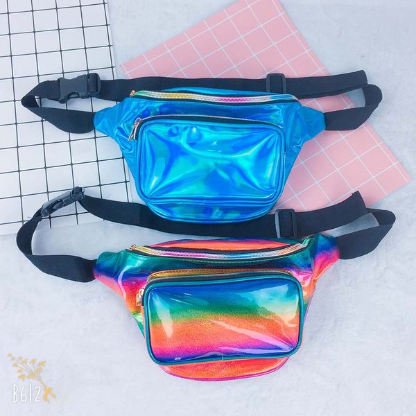 

outdoor travel crossbody bag shiny women retro pack festival waist pack bags