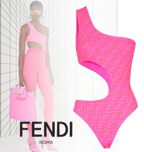 

2020 one shoulder womens swimsuits bikinis fl fuchsia ladies female bathing suits beach swimwear drop shipping fd21, White;black