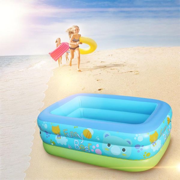 

inflatable cartoon swimming pool round garden party outdoor gift for kids pisinas inflables grandes wy514