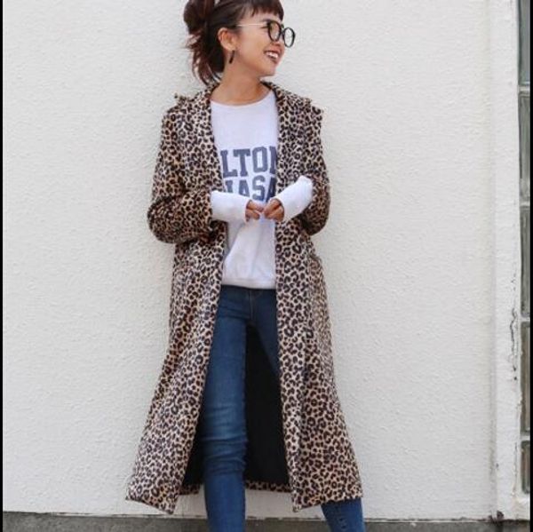 

artificial fur coat 2019 winter faux fur coat extra long maxi leopard faux jacket lapel hairy fluffy outwear, Black