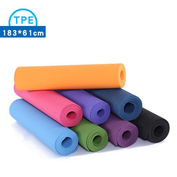 

anti-slip gymnastic 183*61*0.6cm blanket yoga mat sport fitness exercise pad women sport yoga mat camping mat