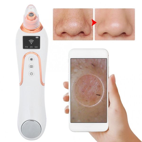 

2in1 visual pore cleanser remove blackheads pimples instrument electric home facial cleaning vacuum suction beauty machine tools