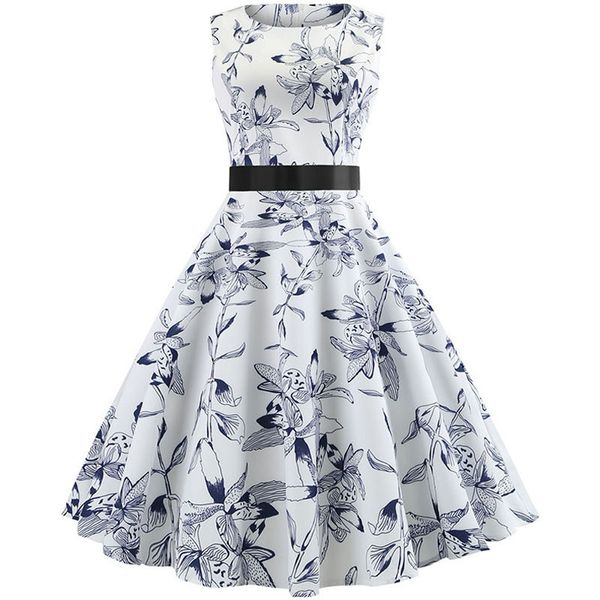 

женщины летнего платье одежда цветочного robe femme мундир vintage рокабильные midi платье вскользь элегантное платье партии плюс размера, Black;gray
