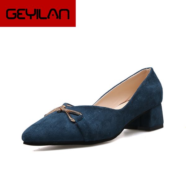 

2020 ladies new women shoes pointed toe pumps female suede leather dress thin high heel footwear shoe woman heel u14-24, Black