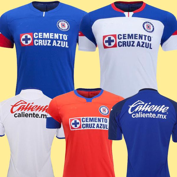 

2019-2020 Mexico Club Cruz Azul Liga MX Soccer Jerseys 19/20 Home Blue Away White Football Shirts camisetas de futbol Jersey