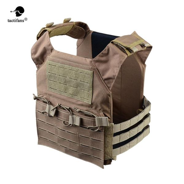 

tactifans men laser-cut jpc tactical vest 1000d nylon material hunting vest 4 different colors ve4200, Camo;black