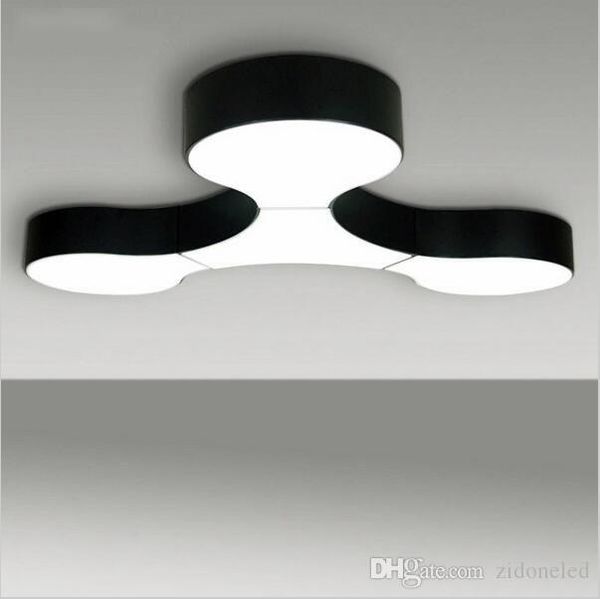 

modern led ceiling lamp massive project combination lamps black white custom fixtures modern molecular link led lights home lighting de
