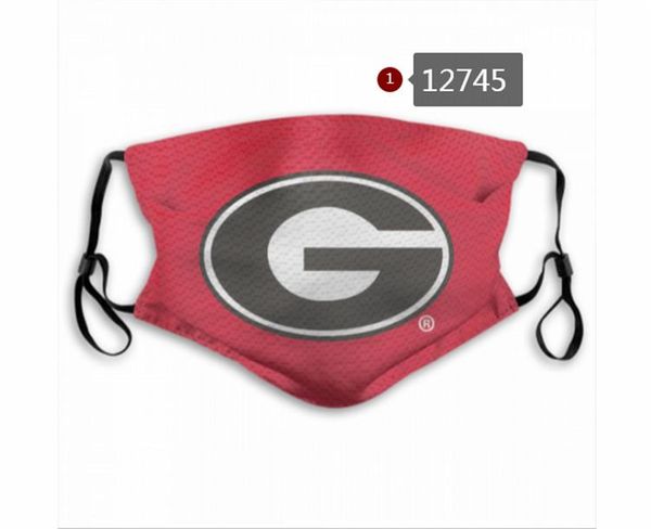

dhl ncaa georgia bulldogs flag mask face covering washable adjustable reusable party safe outdoor sports dust proof breathable face masks