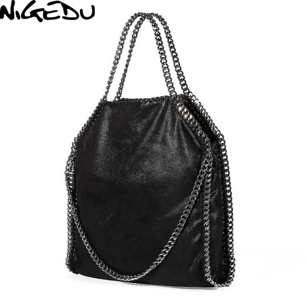 

Nigedu женская сумка искусственная кожа мода цепи женские сумки на ремне Bolsa Feminina Carte