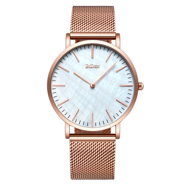 

mens watch relogio masculino quartz watch brand minimalism stainless steel mesh band classic wristwatch clock 0054-1, Slivery;brown