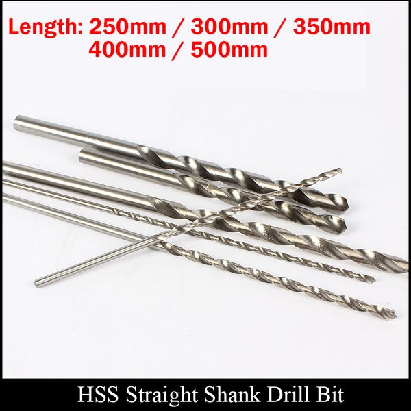 

9.7mm 9.8mm 9.9mm 10mm 250mm 300mm 350mm 400mm 500mm extra long metal wood high speed steel hss straight shank twist drill bit