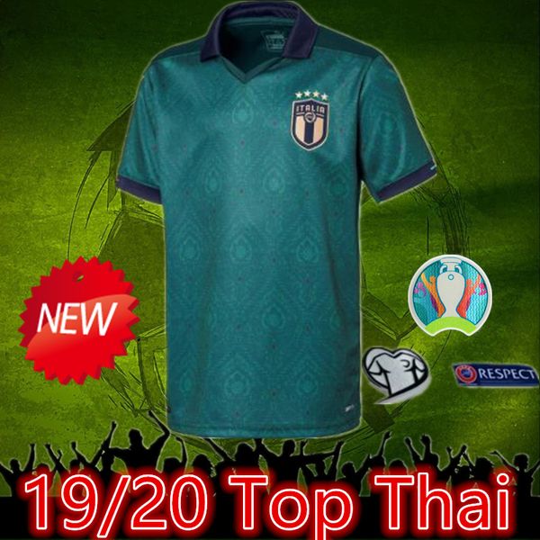 

4xl italia jersey 2020 italy third soccer jersey 19 20 italy maglie da calcio verratti jorginho romagnoli immobile bonucci football shirts, Black;yellow