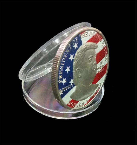 

2020 donald trump souvenir coin dollar make america great again commemorative coins crafts america general election goods product e3409