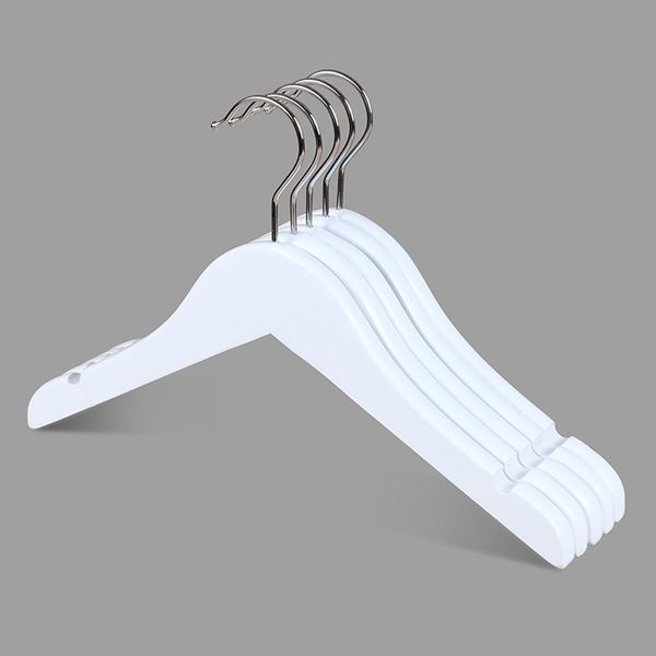 

10pcs/set kids organizer coat hanger wardrobe bar home drying rack durable trouser wooden clothes hanging non-slip children